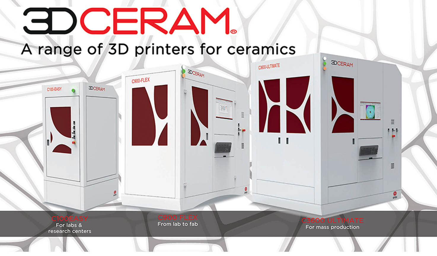 Серия 3D-принтеров 3DCERAM CERAMAKER